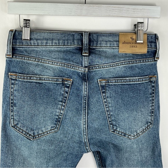 Abercrombie Kids 1892 Jeans Size 13/14 Distressed Skinny Excellent 90s y2k  Boys - Picture 4 of 10